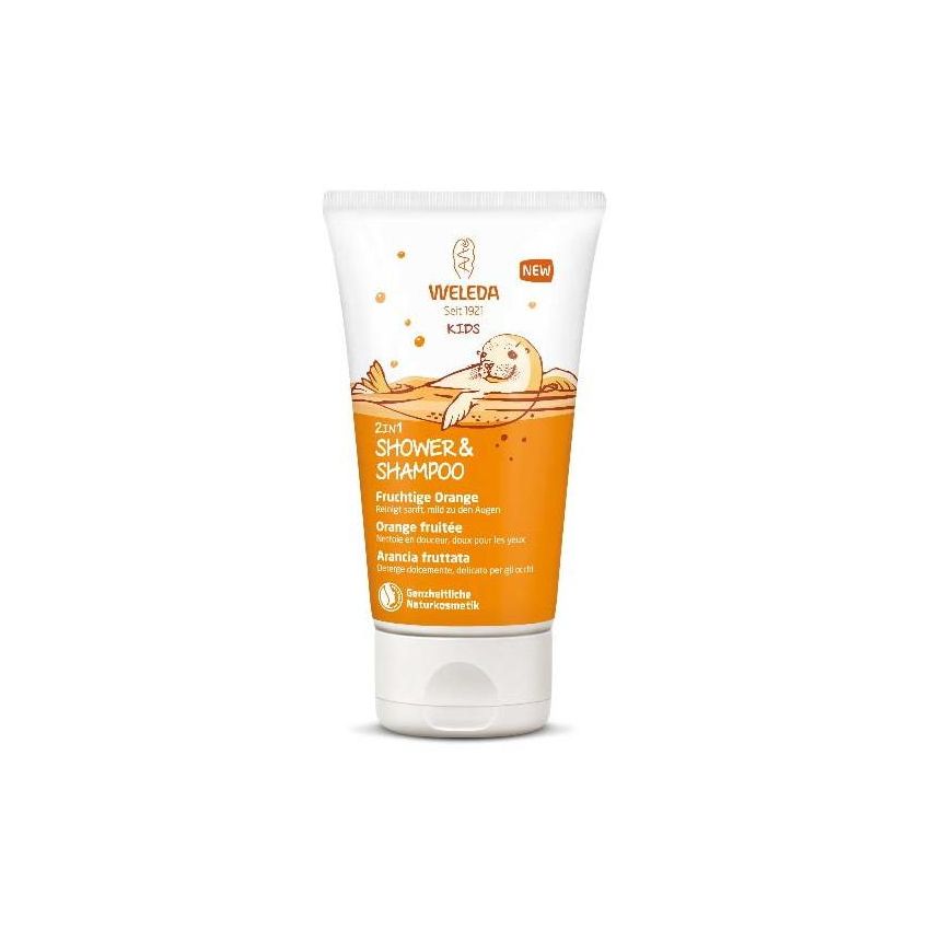 Weleda Shampoo e Doccia per Bambini all'Arancia - 150ml