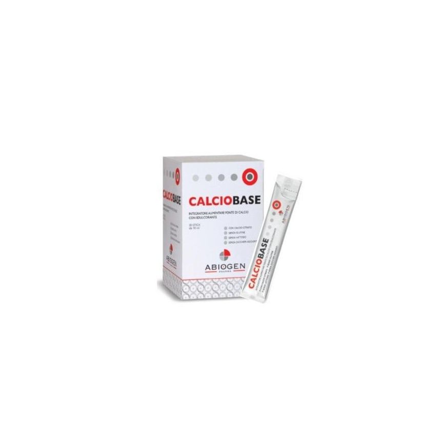 Calciobase Supplemento di Calcio - 30 Stick da 10ml