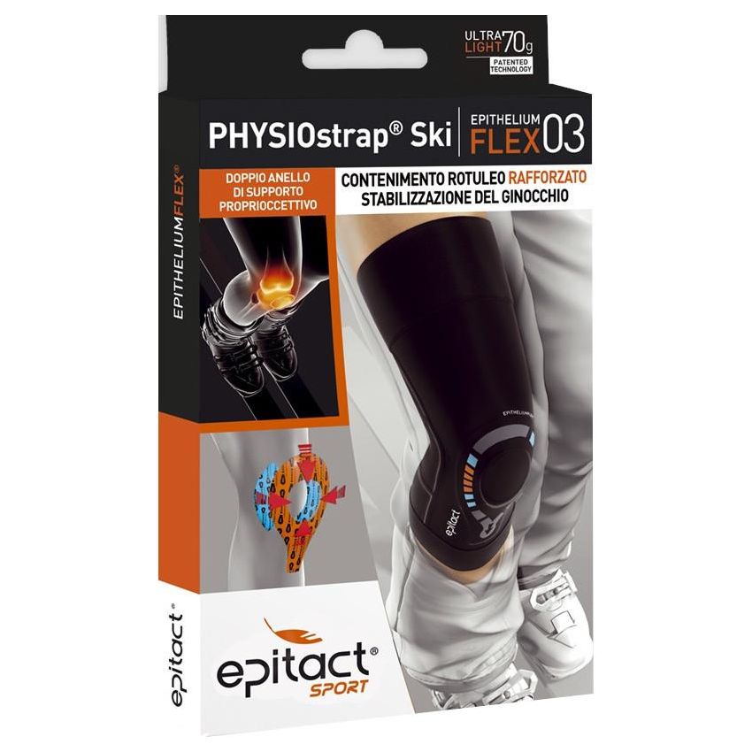 Epitact Sport Physiostrap Ginocchiera per Sci, Taglia L