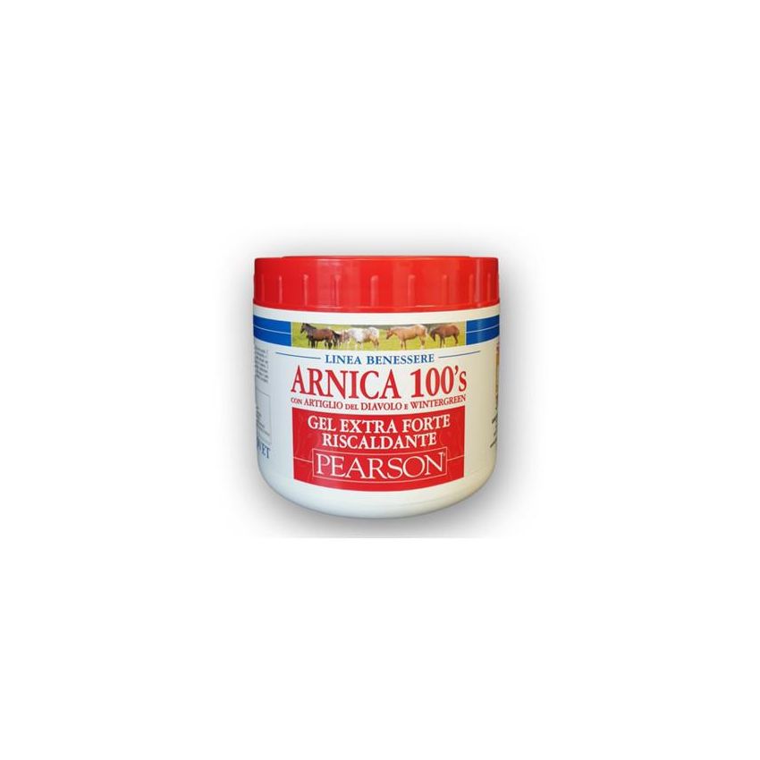 Gel Extra Forte Riscaldante all'Arnica al 100% per Equini, 500ml