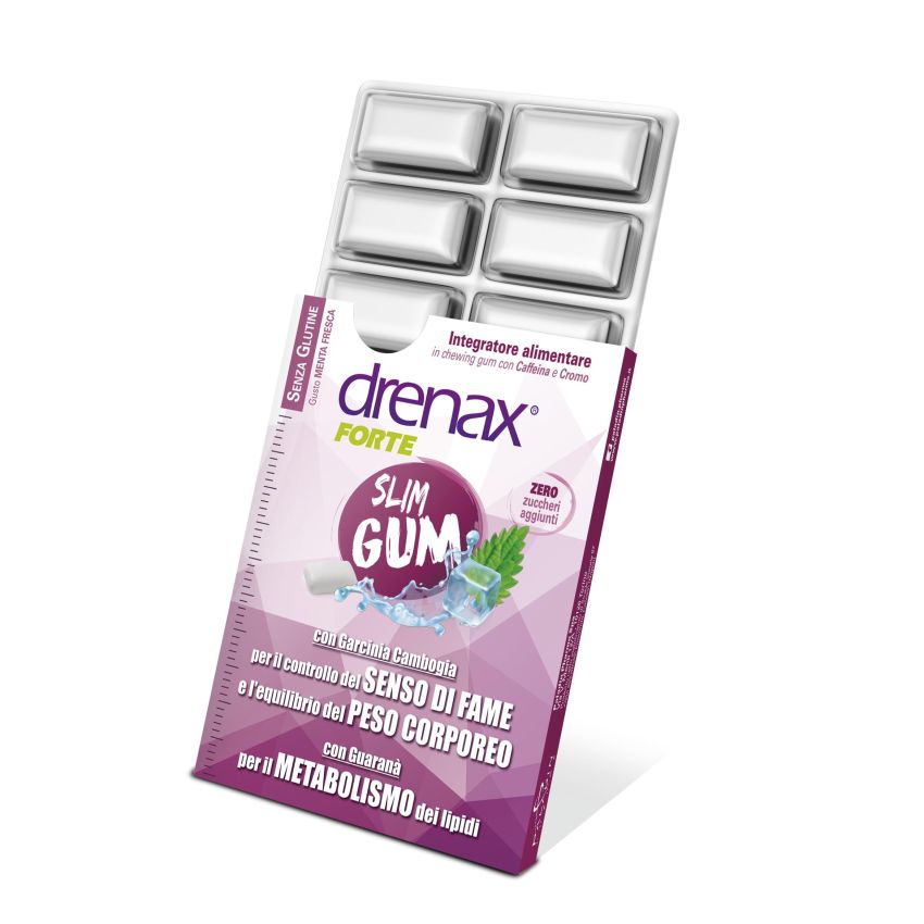 Drenax Forte Slimming Chewing Gum - Confezione da 9