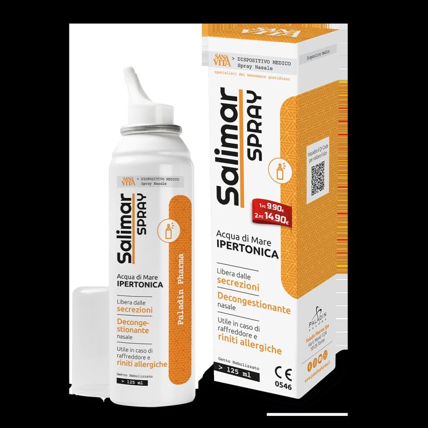 Sanavita Salimar Soluzione Ipertonica - Flacone da 125ml