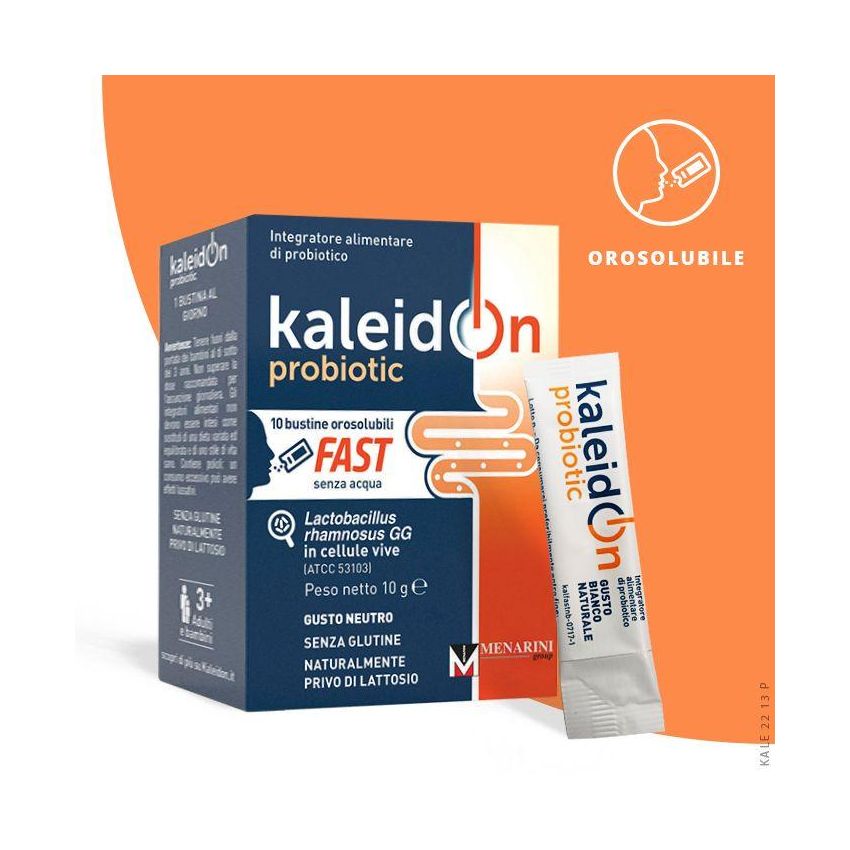 Kaleidon Probiotico Rapido - 10 Bustine Orosolubili