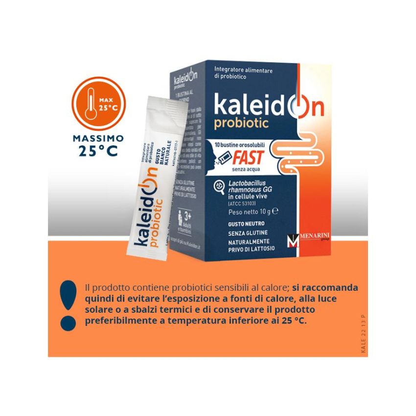 Kaleidon Probiotico Rapido - 10 Bustine Orosolubili