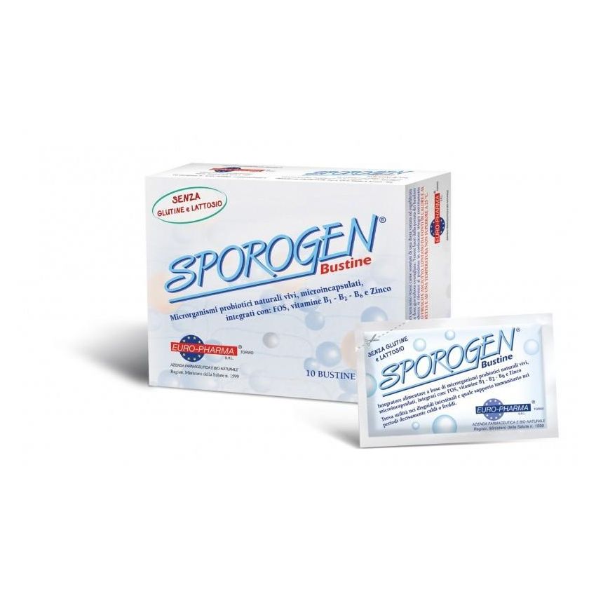 Sporogen: Probiotico in Bustine da 10 Pezzi