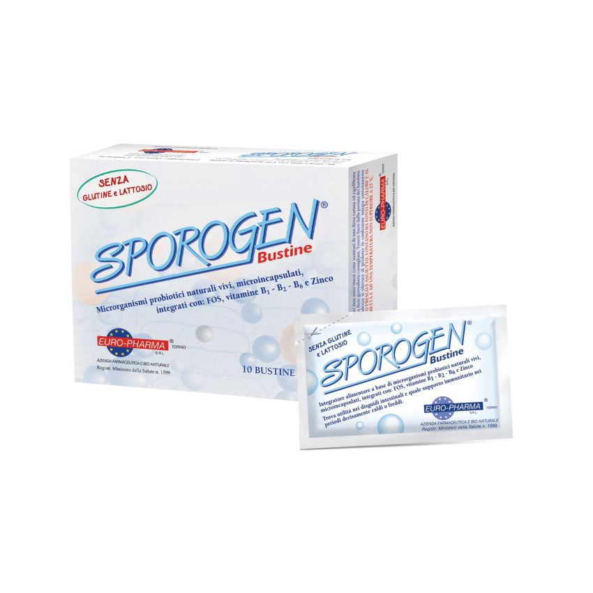 Sporogen: Probiotico in Bustine da 10 Pezzi