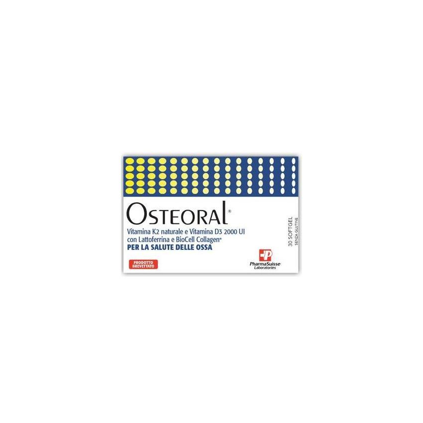 Osteoral - Integratore Salute Ossa - 30 Capsule Molli