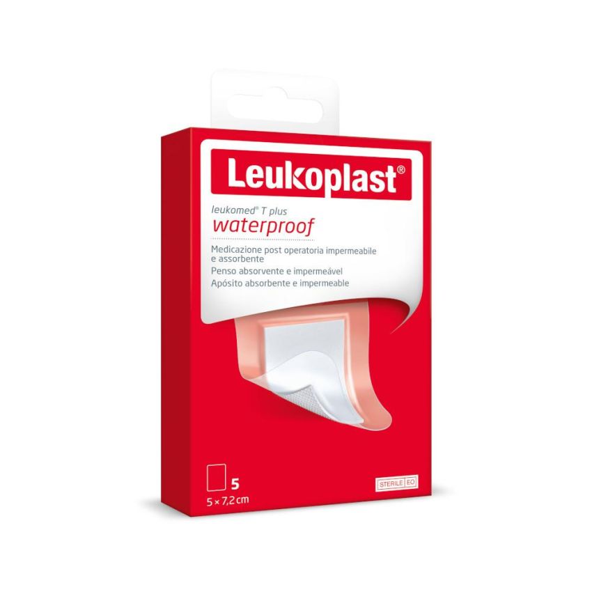 Medicazione Post-Operatoria Impermeabile e Trasparente Leukomed T Plus - 7,2x5cm