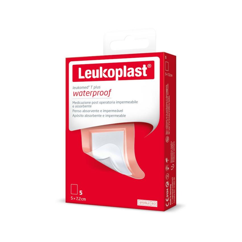 Medicazione Post-Operatoria Impermeabile e Trasparente Leukomed T Plus - 7,2x5cm