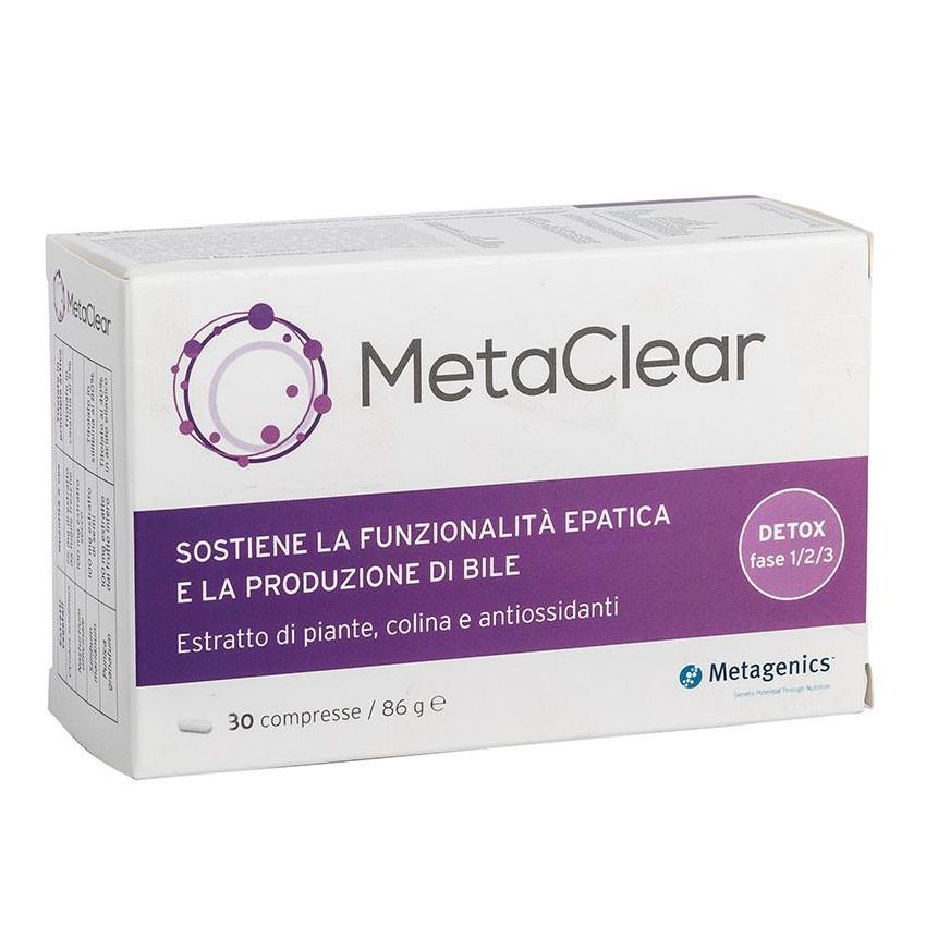Metaclear Detox - 30 Compresse Purificanti