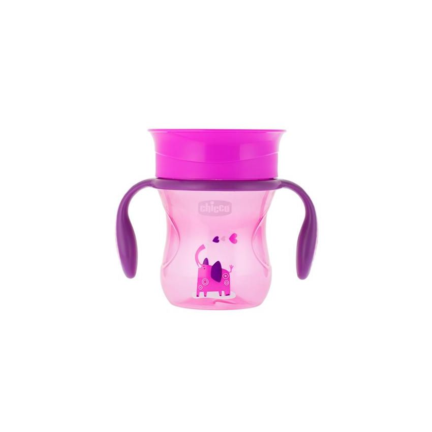 Chicco Perfect360 Tazza Rosa per Bambini 12 Mesi+, 1 Pezzo