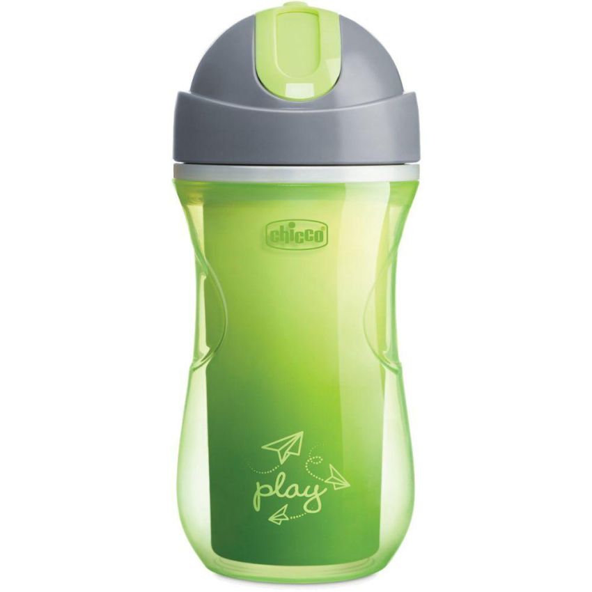 Chicco Tazza Sportiva Neutra 266ml per Bambini dai 14 Mesi