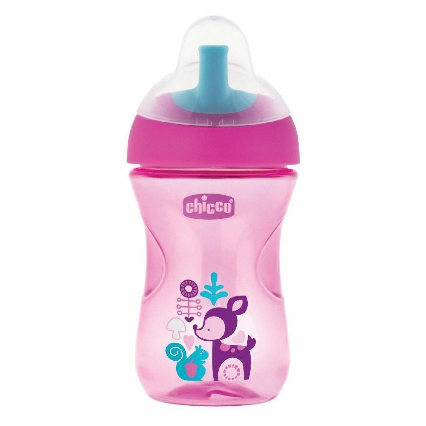 Tazza Avanzata Chicco Rosa per Bambini di 12 Mesi+