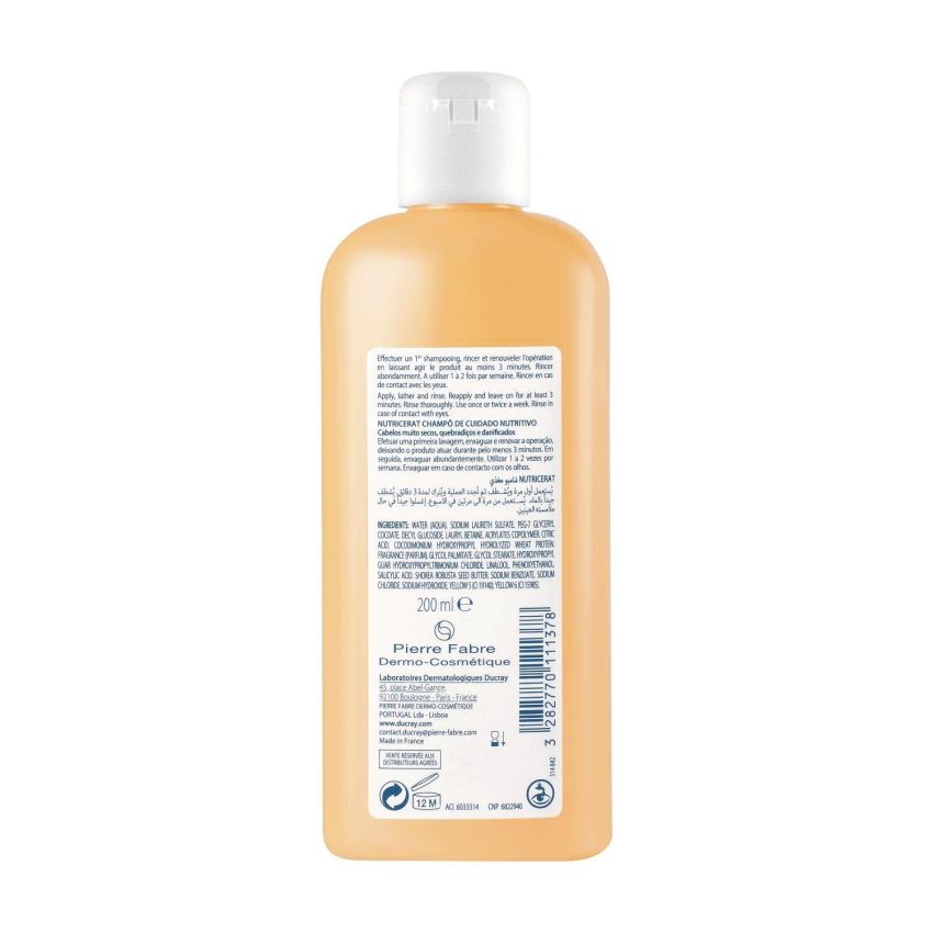 Shampoo Ultra-Nutritivo Trattante Ducray Nutricerat 200ml