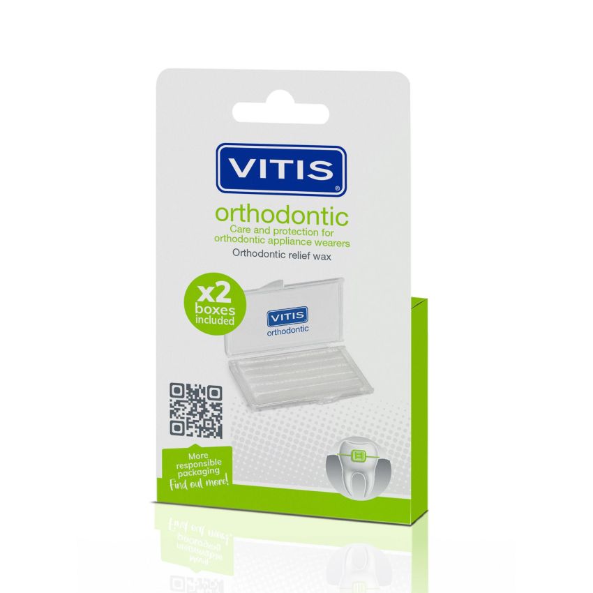 Vitis Orthodontic Cera - Cera Ortodontica per Apparecchi - 1 Blister