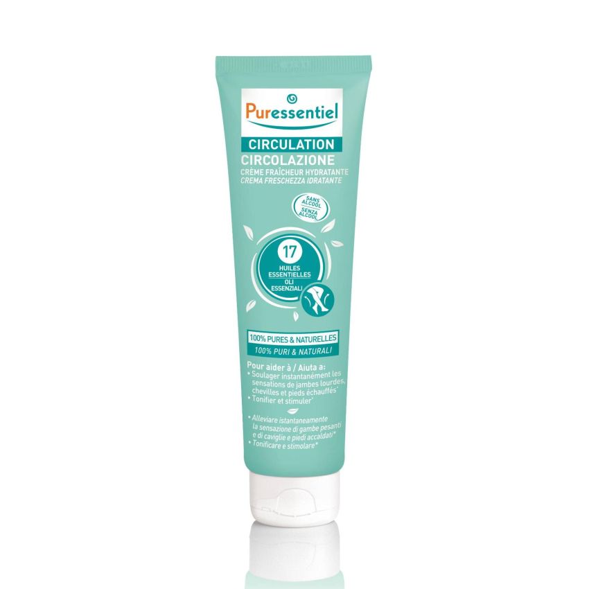 Puressentiel Crema Rinfrescante e Idratante per Gambe e Piedi Stanchi - 100ml