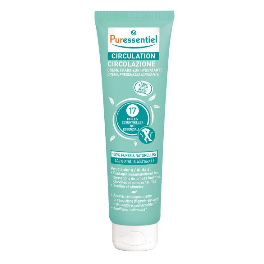Puressentiel Crema Rinfrescante e Idratante per Gambe e Piedi Stanchi - 100ml