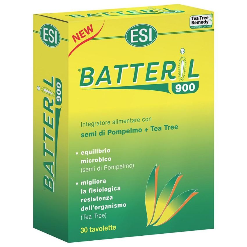 Tea Tree Remedy 900 - Batteril - 30 Tavolette Antibatteriche