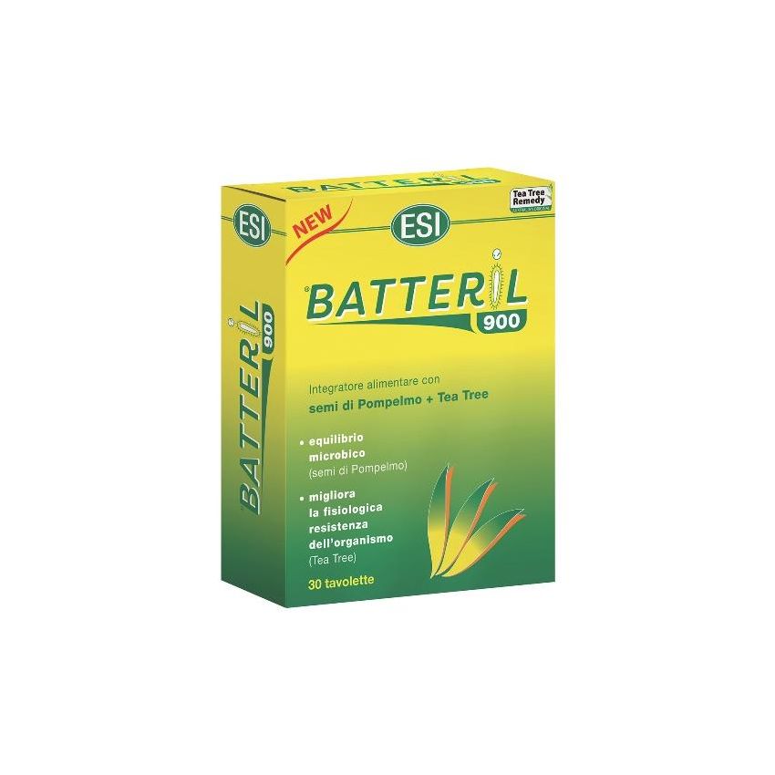 Tea Tree Remedy 900 - Batteril - 30 Tavolette Antibatteriche
