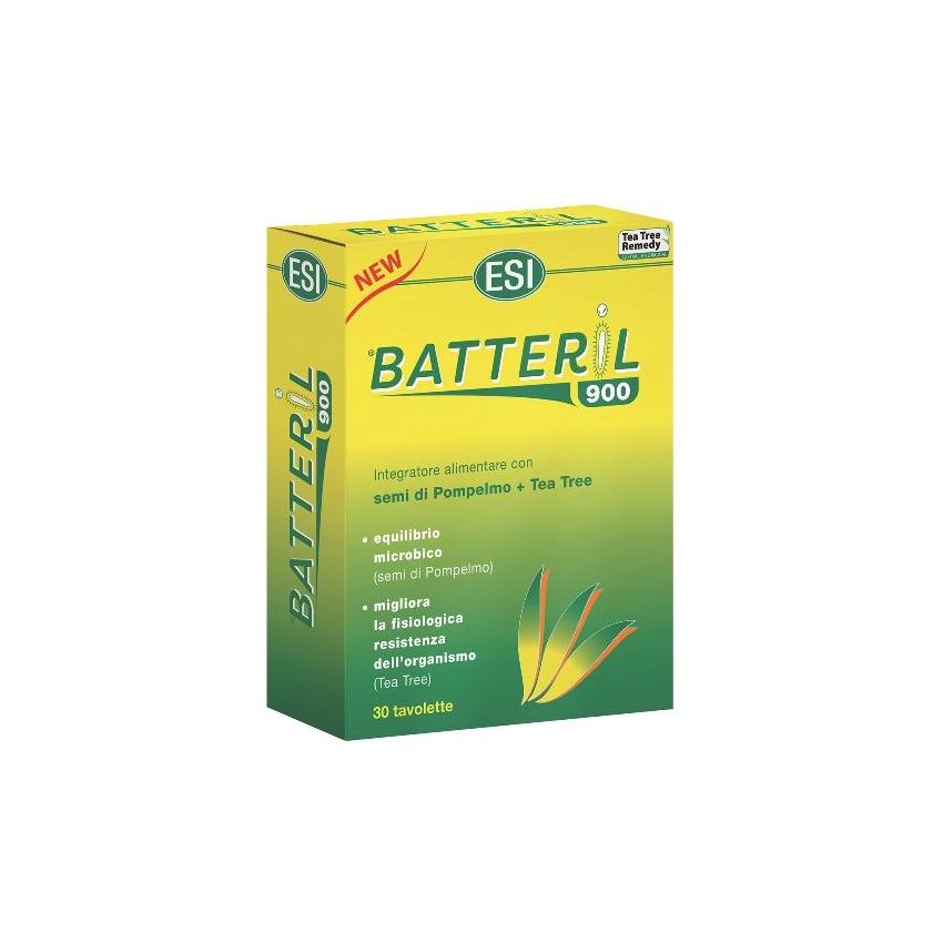 Tea Tree Remedy 900 - Batteril - 30 Tavolette Antibatteriche