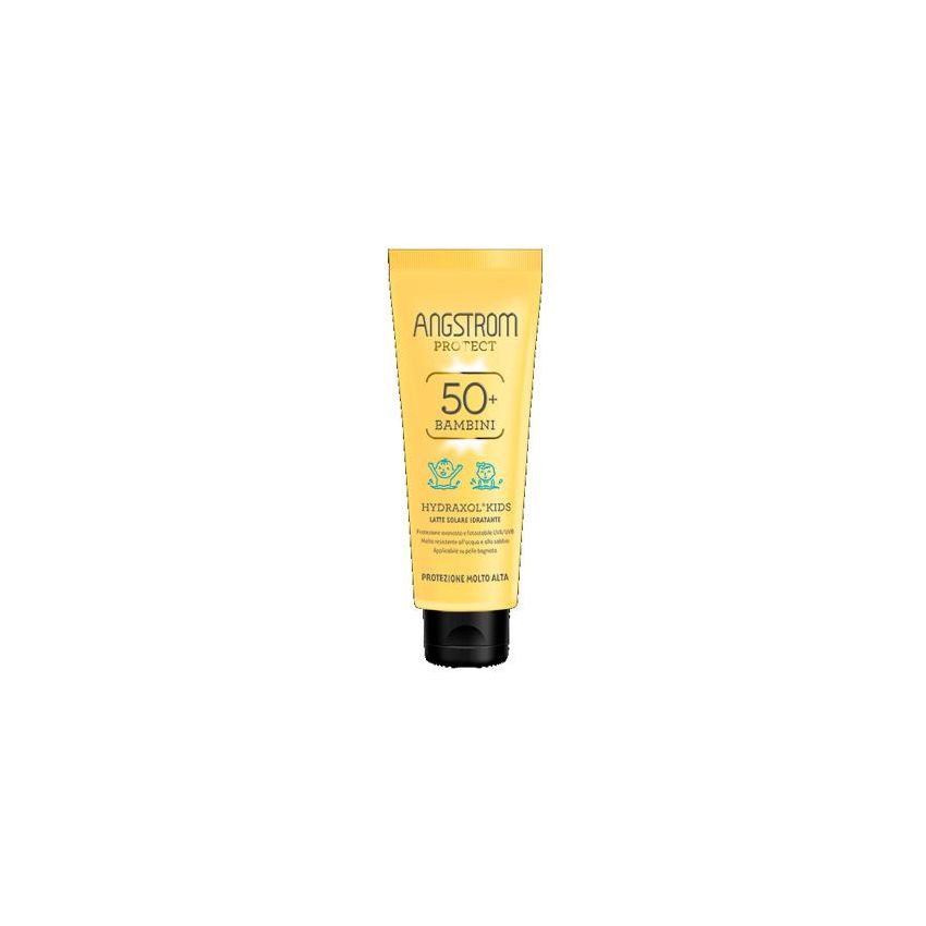 Angstrom Hydraxol Kids - Latte Solare Idratante SPF50+ per Bambini, 250ml