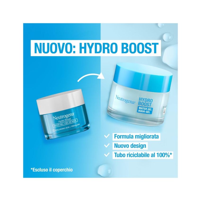 Neutrogena Hydro Boost Gel Idratante all'Acqua, 50ml