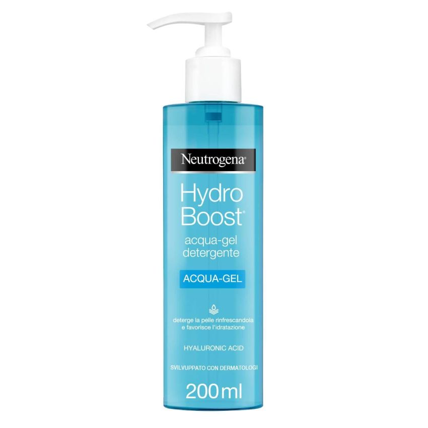 Neutrogena Hydro Boost Gel Detergente Idratante in Acqua, 200ml