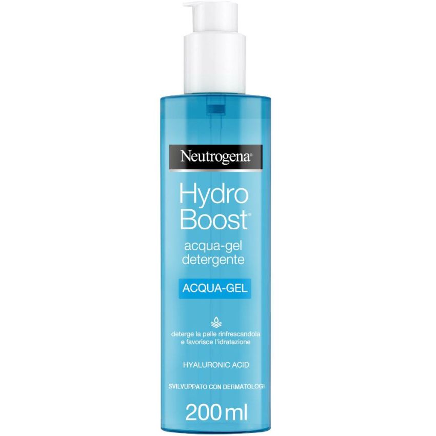 Neutrogena Hydro Boost Gel Detergente Idratante in Acqua, 200ml