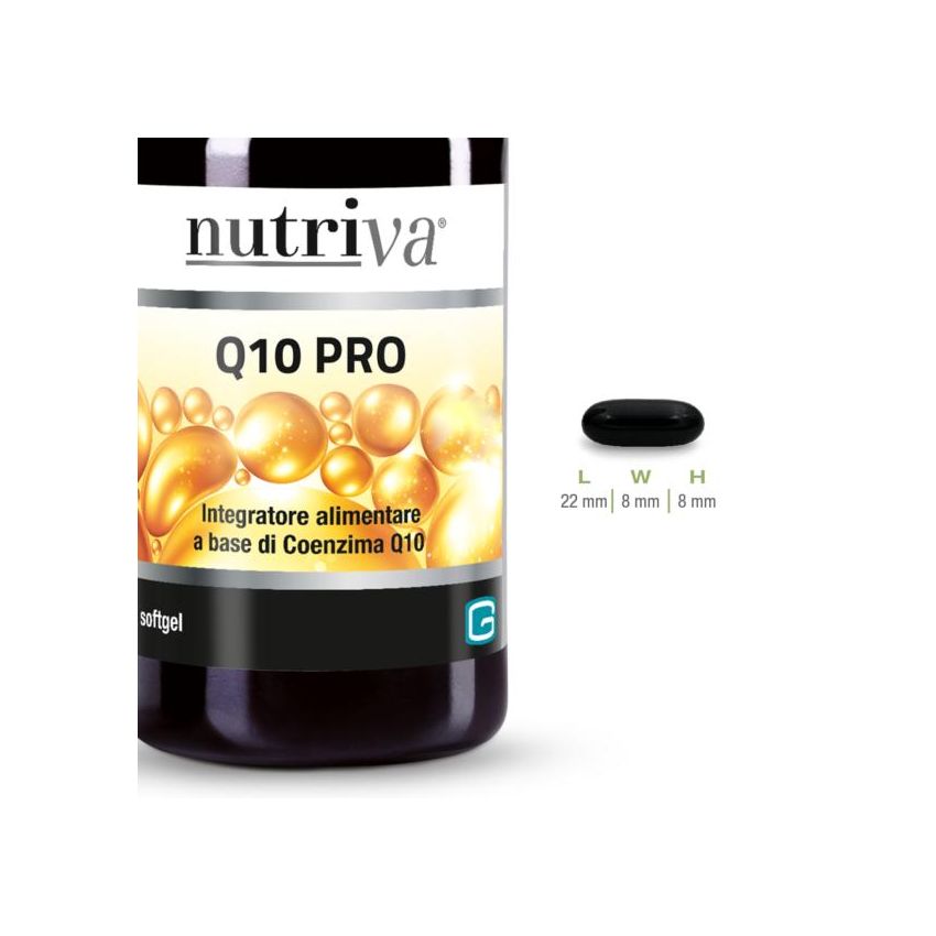 Nutriva Pro CoQ10 Advanced Formula - 30 Capsule Softgel Senza Gelatina