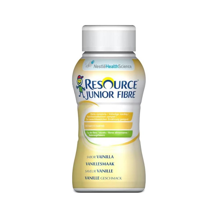 Bevanda Ipercalorica alla Vaniglia Resource Junior Fibre - 4x200ml
