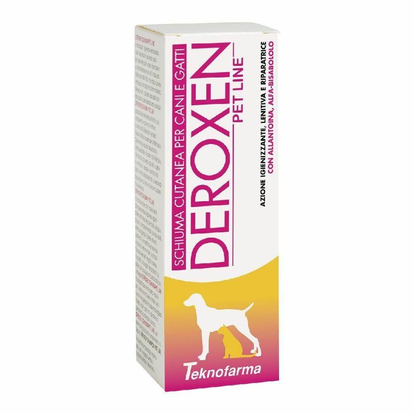 Deroxen Pet Line - Schiuma Dermatologica per Cani e Gatti 100ml