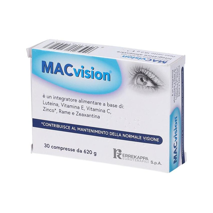 MacVision - Compresse Salutari per la Visione, 30 Pezzi