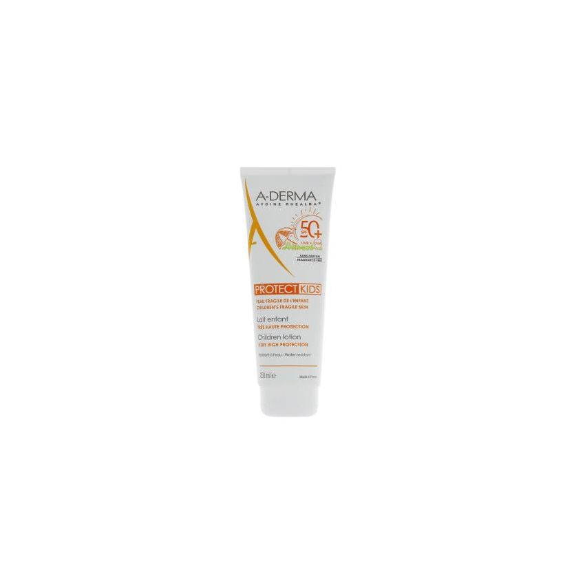 A-Derma Protect Latte Protettivo SPF50+ per Bambini, 250ml