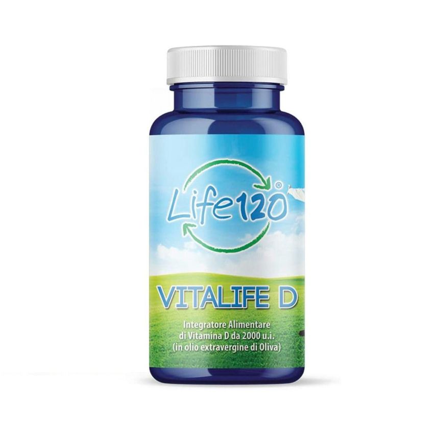 Vitalife Vitamina D Softgel Capsule - 2000 UI, Confezione da 100