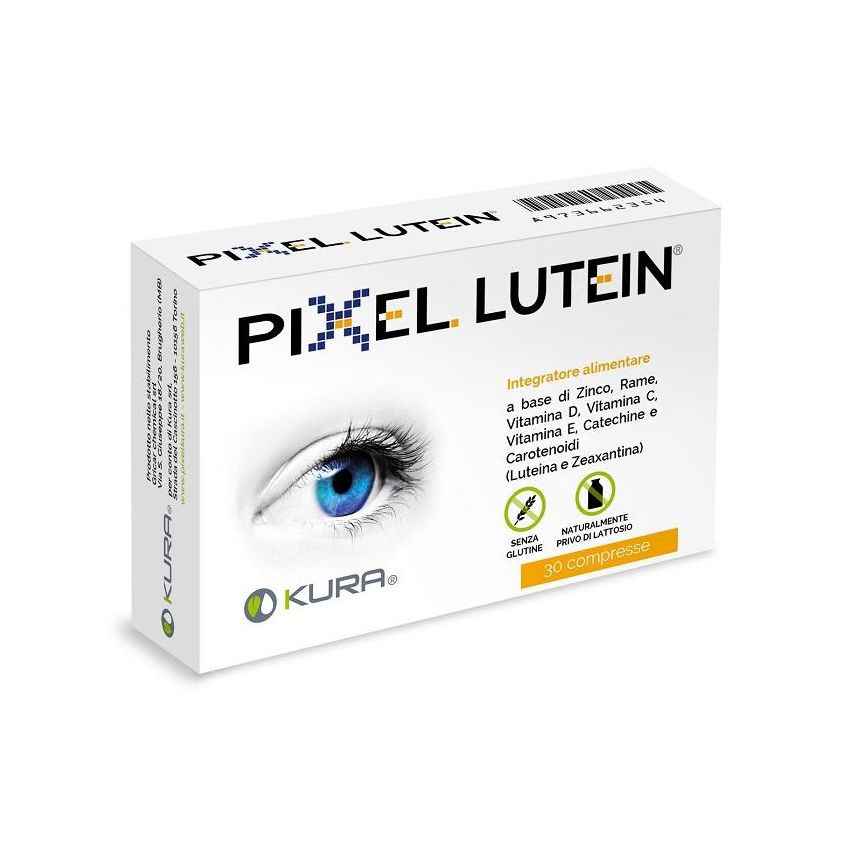 Kura Pixel Lutein - 30 Compresse per la Salute dell'Occhio