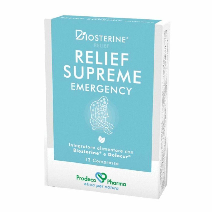 Supreme Biosterine Relief - Pacco da 12 Compresse