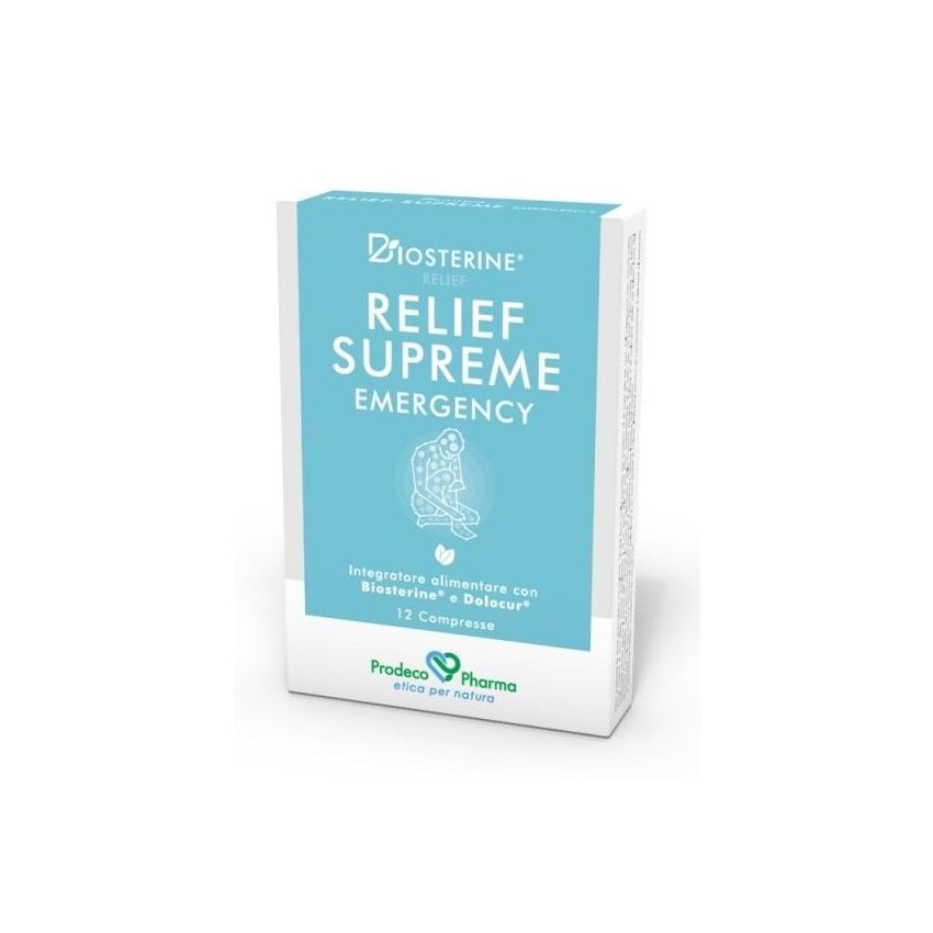 Supreme Biosterine Relief - Pacco da 12 Compresse