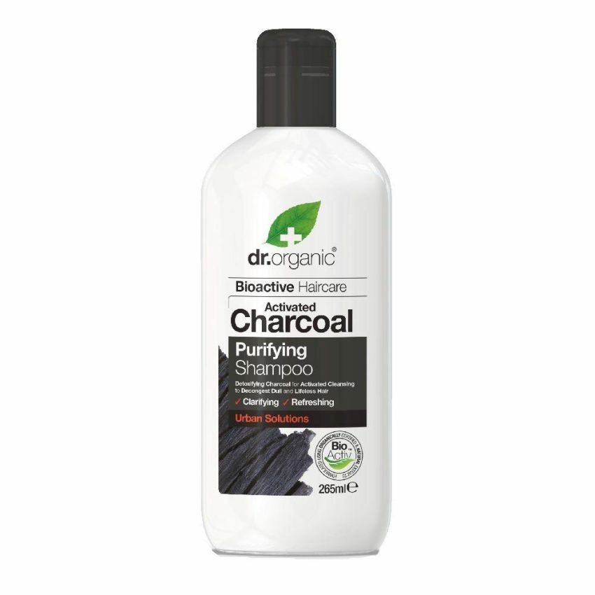 Dr. Organic - Shampoo Infuso al Carbone Attivo
