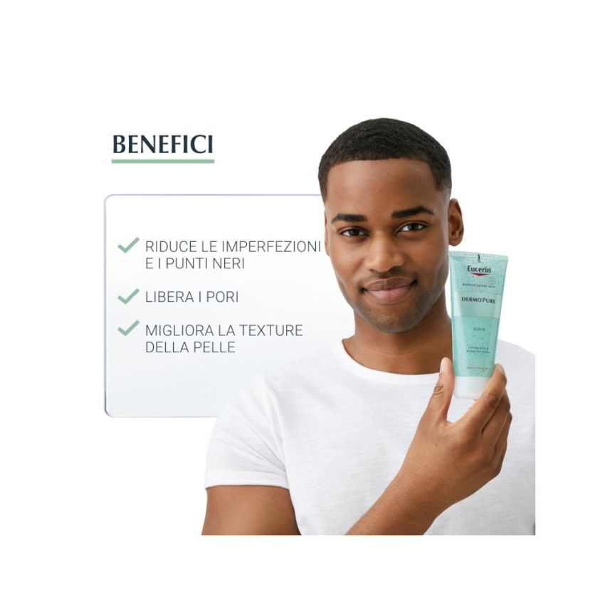 Eucerin DermoPurifyer 100ml - Scrub Esfoliante per la Pelle