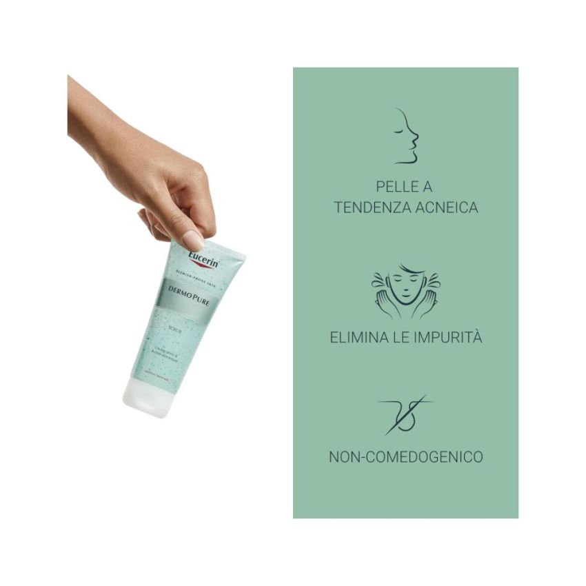 Eucerin DermoPurifyer 100ml - Scrub Esfoliante per la Pelle