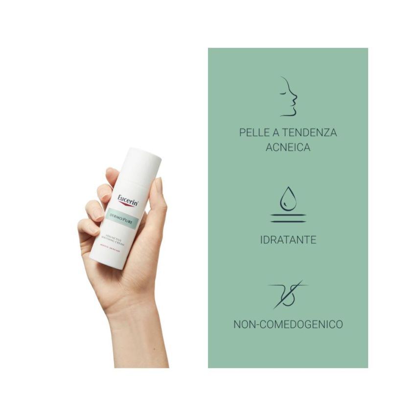 Trattamento Lenitivo Controllo Olio Eucerin DermoPurifyer 50ml