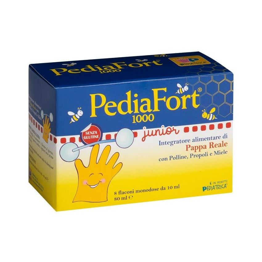 Pediafort 1000 Junior - Confezione da 8 Flaconcini Nutritivi