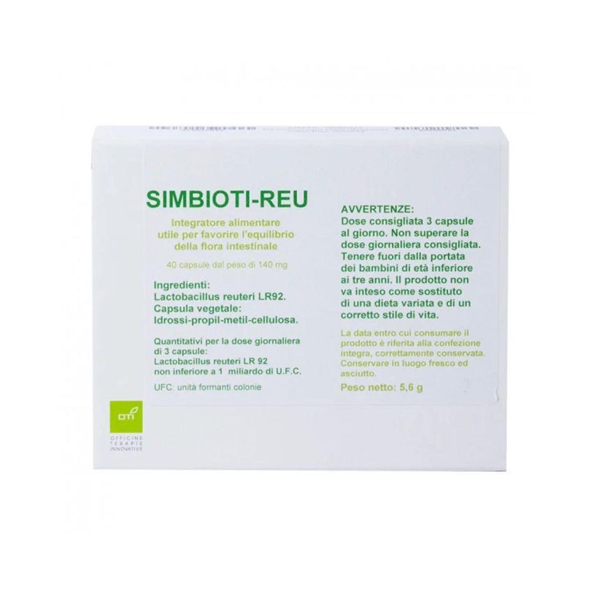 Oti Simbioti Reu - Integratore Probiotico, 40 Capsule