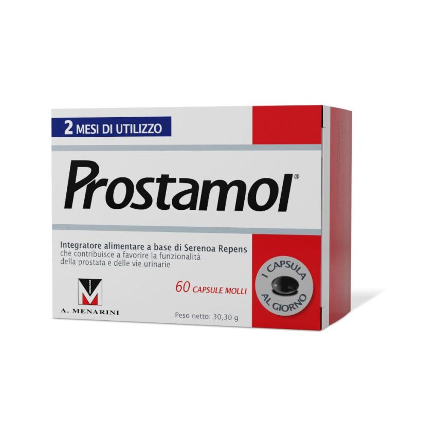 Prostamol Capsule Molli per il Benessere Prostatico, 60 Pezzi