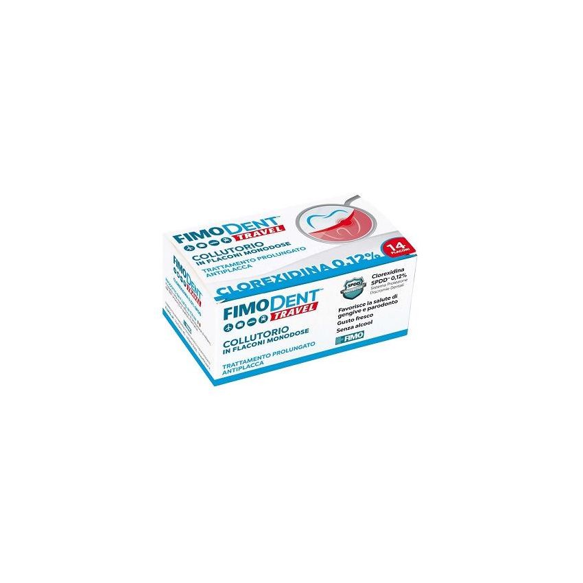Fimodent Travel Collutorio Monodose 0.12% Clorexidina - 14 Flaconcini