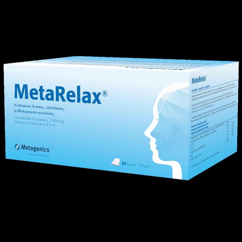 MetaRelax Integratore per il Benessere, 84 Sachets