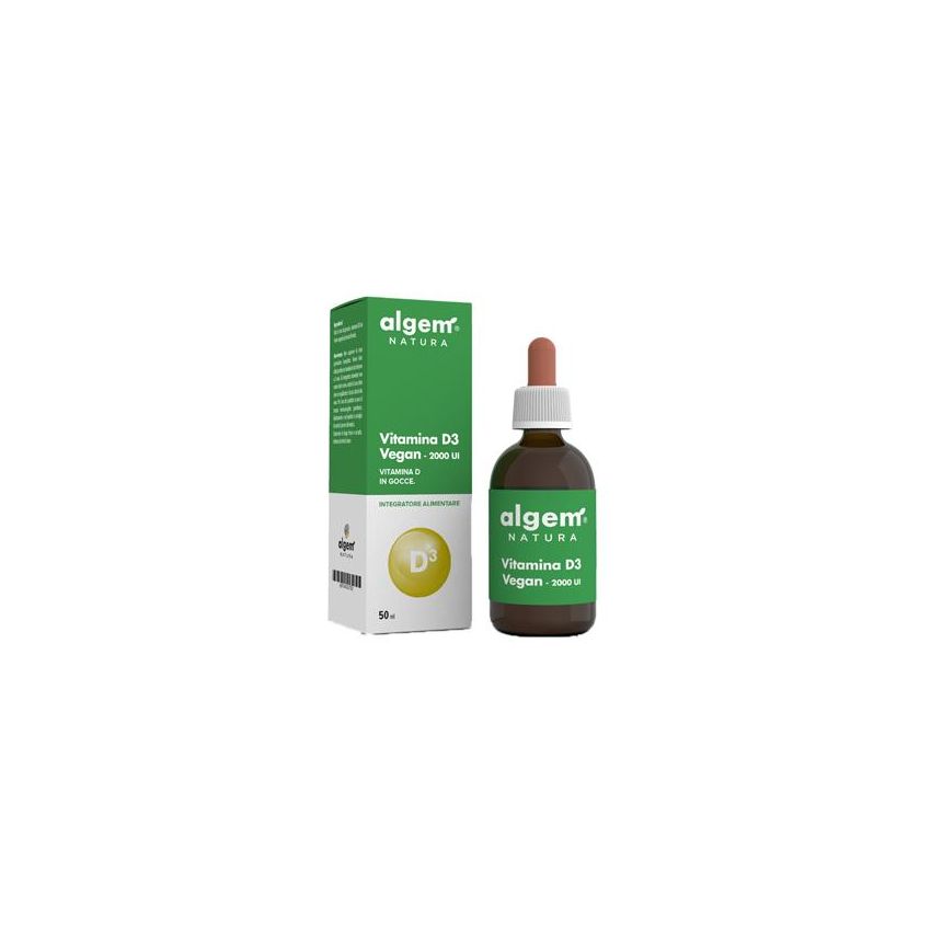 Vegan Vitamina D3 da 2000 UI, 50ml - Integratore Alimentare Vegano