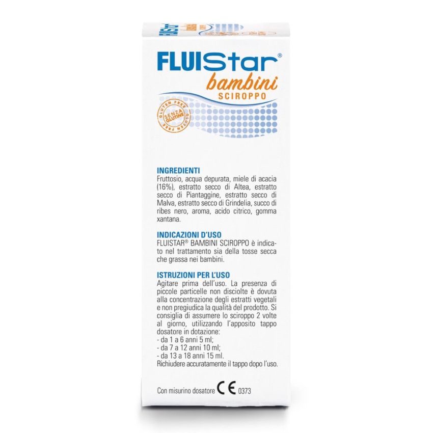 Fluistar 180ml - Sciroppo per Bambini per il Raffreddore