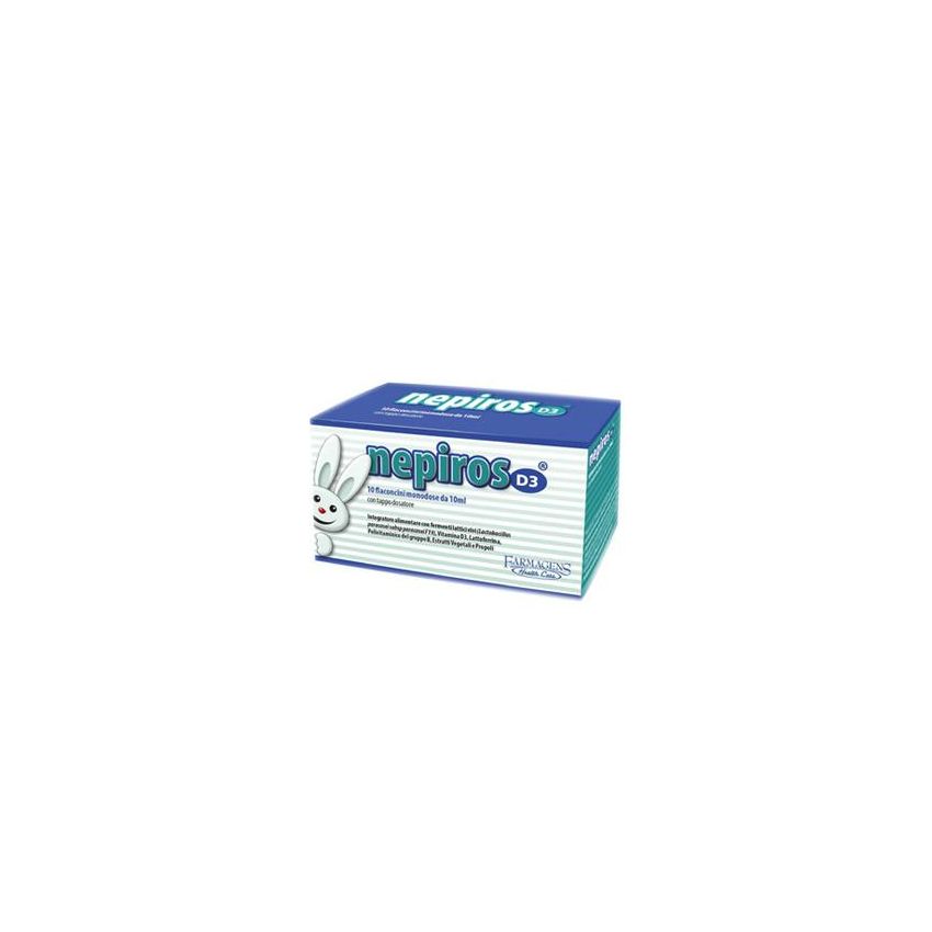 Nepiros D3 - Set di 10 Flaconcini da 10ml