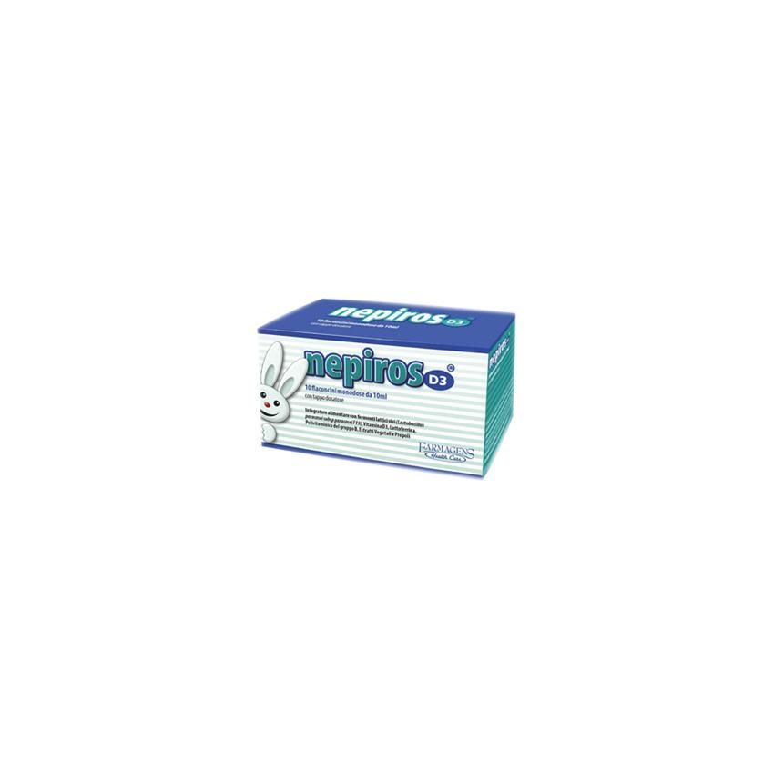 Nepiros D3 - Set di 10 Flaconcini da 10ml